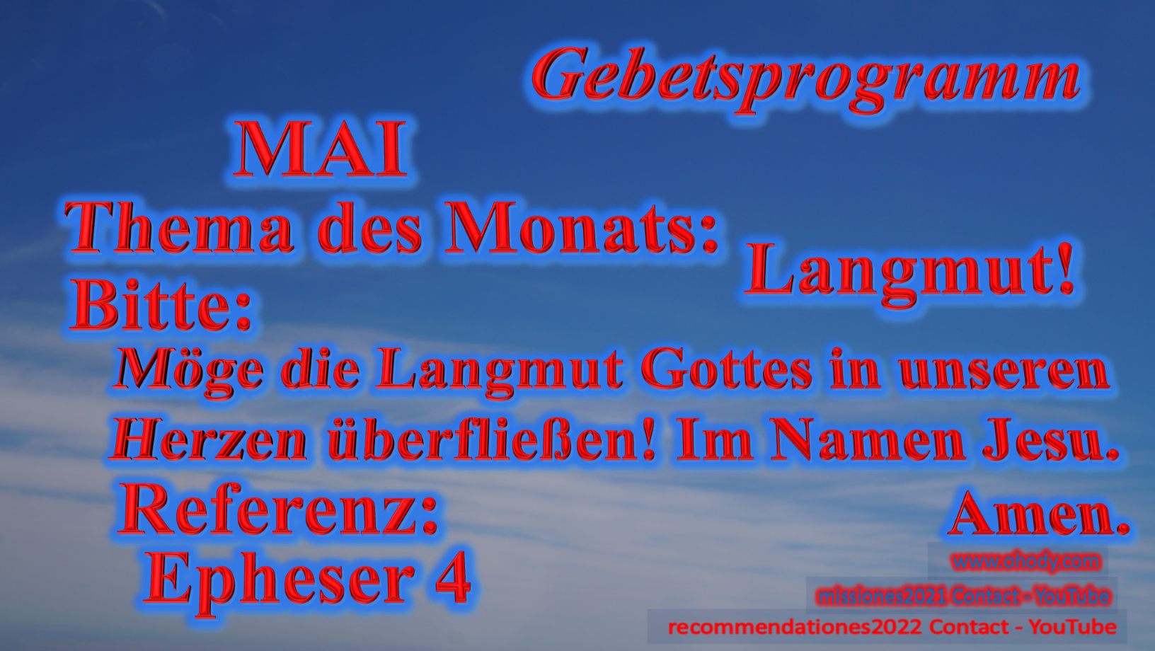 Sample Prayer Program image